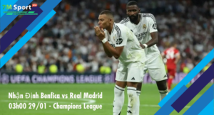Đội hình dự kiến trước trận Benfica vs Real Madrid