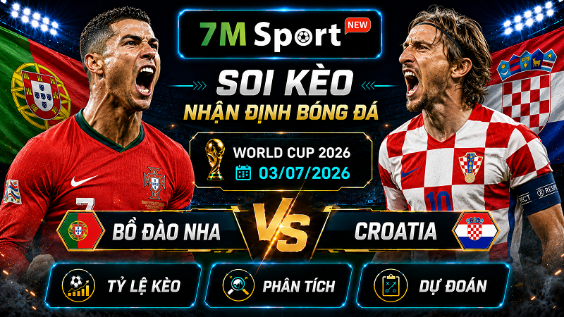 Đội hình dự kiến trước trận Bồ Đào Nha vs Croatia
