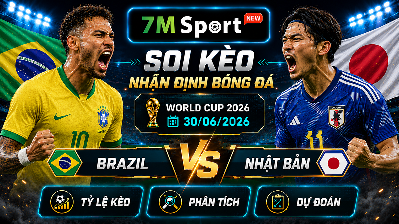 Đội hình dự kiến trước trận Brazil vs Nhật Bản