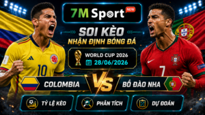Đội hình dự kiến trước trận Colombia vs Bồ Đào Nha