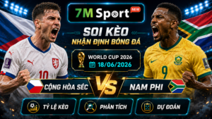 Đội hình dự kiến trước trận Cộng hòa Séc vs Nam Phi