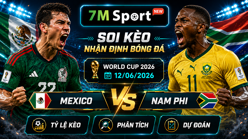 Đội hình dự kiến trước trận Mexico vs Nam Phi