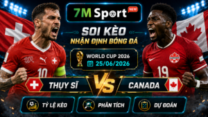 Đội hình dự kiến trước trận Thụy Sĩ vs Canada