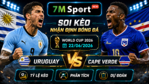 Đội hình dự kiến trước trận Uruguay vs Cape Verde