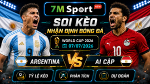 Đội hình dự kiến trước trận Argentina vs Ai Cập