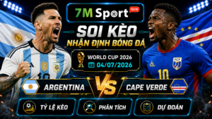 Đội hình dự kiến trước trận Argentina vs Cape Verde
