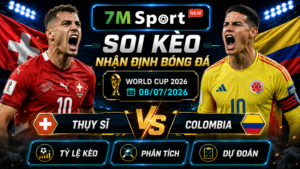 Đội hình dự kiến trước trận Thụy Sĩ vs Colombia