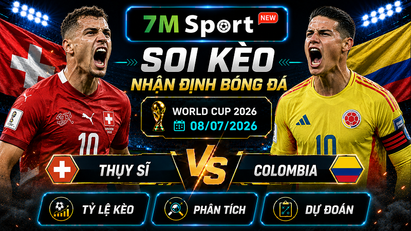 Đội hình dự kiến trước trận Thụy Sĩ vs Colombia